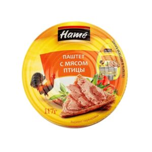 Паштет "Хаме" с мясом Птицы (ж/б) 117г/10шт Россия