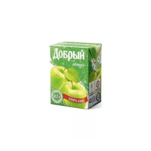 Сок "Добрый"  Яблоко 0,2л/27шт "Мултон"