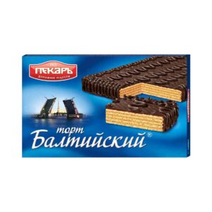Торт вафельный "Балтийский" 320г/12шт "Пекарь"