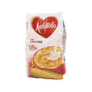 Сухой завтрак "Любятово" Кукурузные Хлопья 300г/12шт "Келлогг Рус"