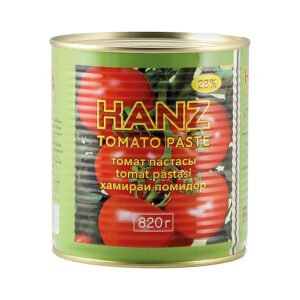Томатная паста "KANZ" 28% Гост (ж/б) 820г/12шт "ППК" Россия