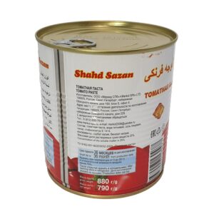 Томатная паста "Shahd Sazan" 25% (ж/б) 790г/12шт "Меркид"