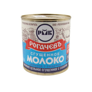 Сгущенное молоко с сахаром "Рогачев" Гост 8,5% (ж/б) 380г/30шт Беларусь