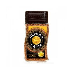Кофе растворимый "Черная Карта" GOLD (ст/б) 47,5г/12шт Россия