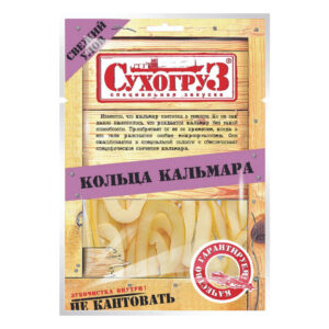 Кольца кальмара "Сухогруз" сушеный 36г/5шт*7бл Россия