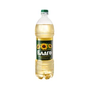 Масло подсолнечное "Благо" Гост в/с 1л/15шт Россия