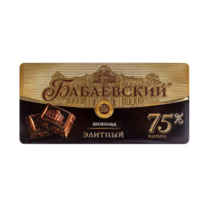 Шоколад горький "Бабаевский" Элитный 75% какао 90г/18шт г.Москва