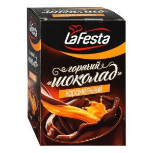 Горячий шоколад "La Festa" Карамель 22г*10шт *6бл/уп. Россия