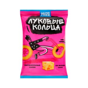 Луковые Кольца "Mini Free" со вкусом Сыра 45г/24шт Россия