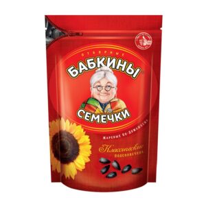 Семечки жареные "Бабкины Семечки" 300г/12шт Россия