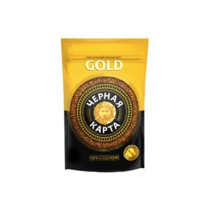 Кофе растворимый "Черная Карта" GOLD (пакет) 75г/12шт Россия