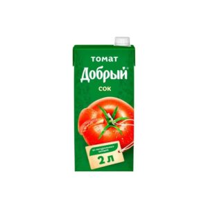 Сок "Добрый" Томатный 2л/6шт "Мултон"
