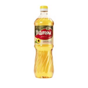 Масло подсолнечное "Подворье" Гост в/с 0,9л/15шт Россия
