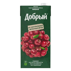 Сок "Добрый" Яблоко/Вишня/Черешня 2л/6шт "Мултон"