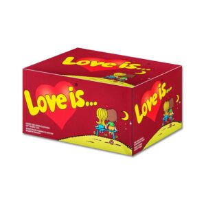 Жевательная резинка "Love is" 4,2г*100шт/20бл.Вишня/Лимон