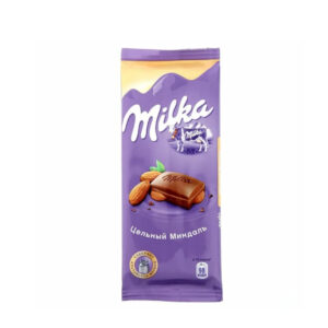 Шоколад молочный "Милка" цельный миндаль 100г/20шт "Мондэлис"