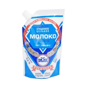 Сгущенное молоко с сахаром 8,5% (дой/пак) Гост 270г/24шт "Рогачевъ" Беларусь