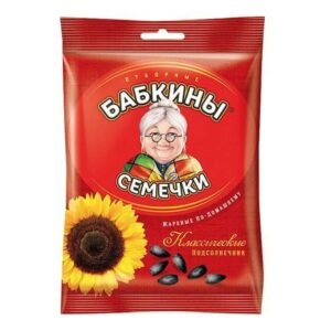 Семечки жареные "Бабкины Семечки" 100г/30шт Россия