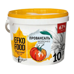 Майонез "ЭФКО ФУД" Универсальный 67% (ведро) 9,4кг/1шт "ЭФКО"
