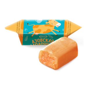 Конфеты "Коровка Азовская" молочная 1кг/4шт КФ "Азовская"