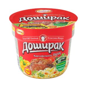 Картофельное пюре "Доширак" со вкусом Мяса (стак) 40г/24шт "КОЯ"