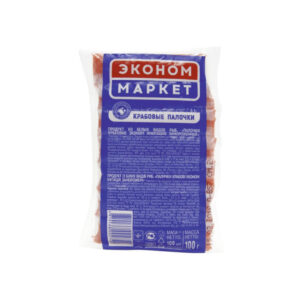 Крабовые палочки "Эконом" замороженные 100г/60шт "Санта Бремор"