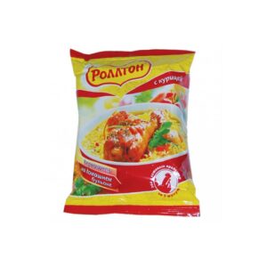 Лапша "Роллтон" с Курицей (брикет) 60г/42шт Россия