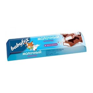 Батончик "Babyfox" с молочной начинкой 45г/30шт "КДВ Яшкино"